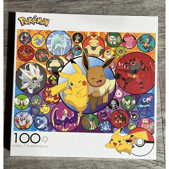 Buffalo Games Other - Jigsaw Puzzle 100 Pieces Pokémon Pikachu and Eevee Buffalo